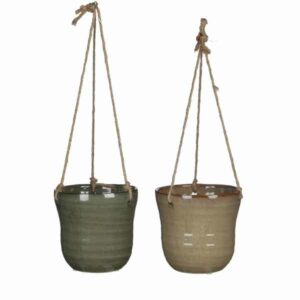 Mica Decorations Hangpot Met Touw Stef